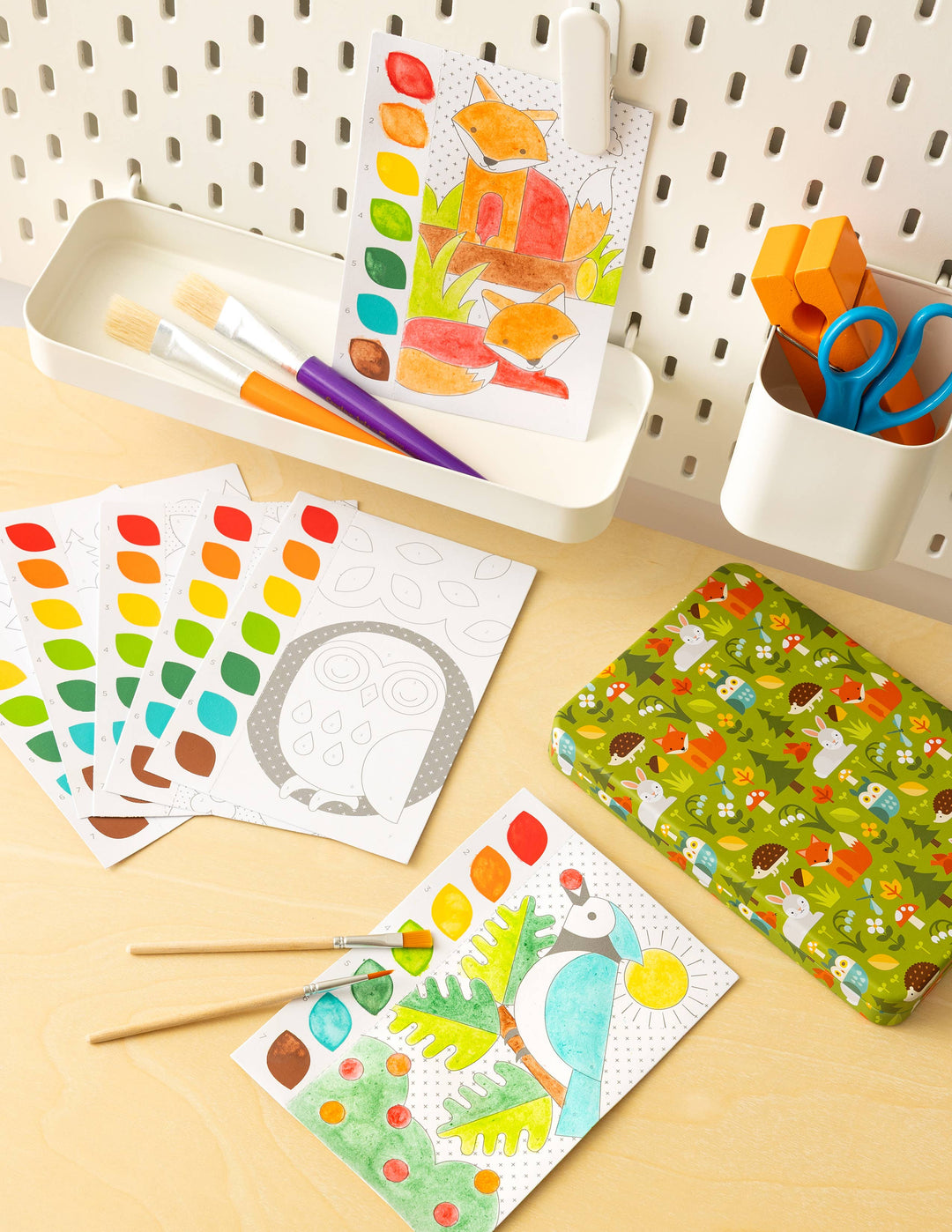 Paint by Numbers: Woodland
