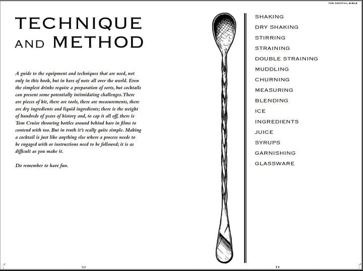 The Cocktail Bible: Flexi-Bind