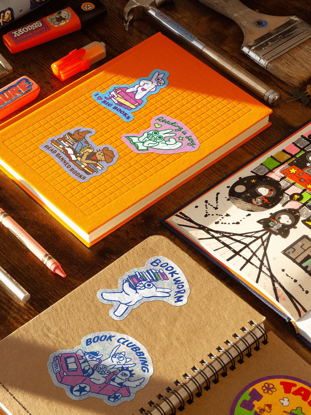 I <3 Big Books Sticker