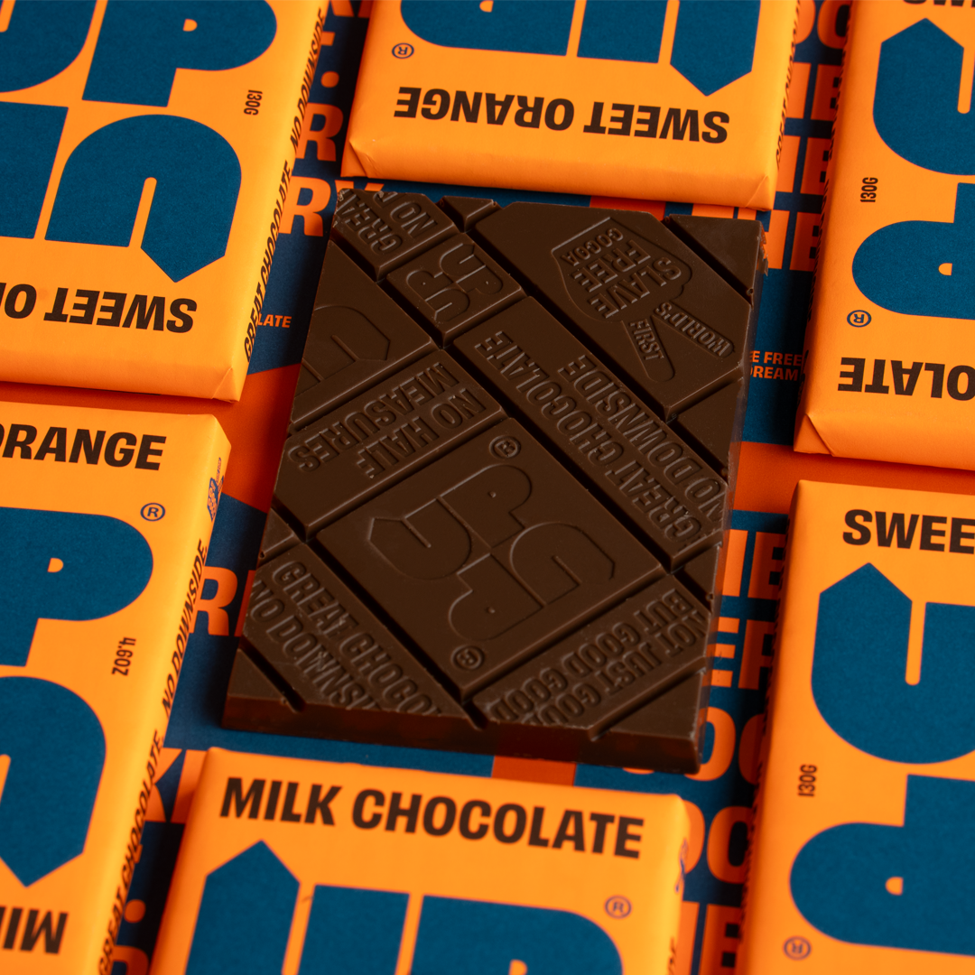 UP & UP Sweet Orange Milk Chocolate Bar