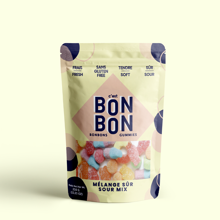 Large Sour Mix Gummies