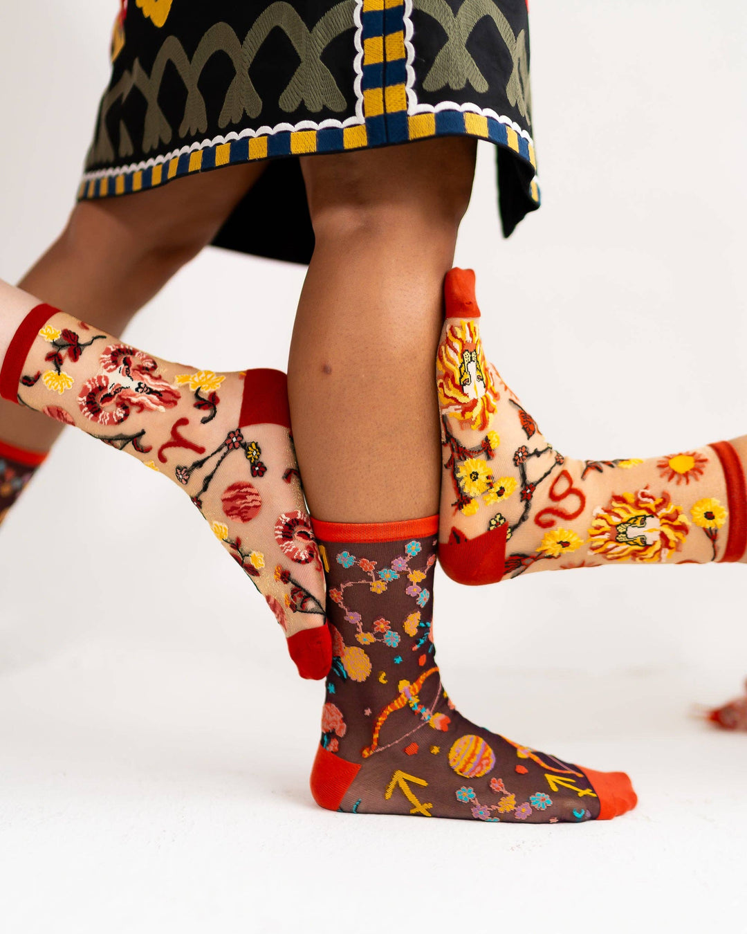 Zodiac Shimmer Socks: Aries