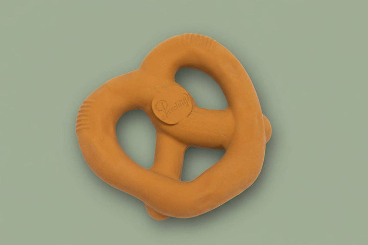 Sourdough Sonny Natural Rubber Pretzel Baby Teether