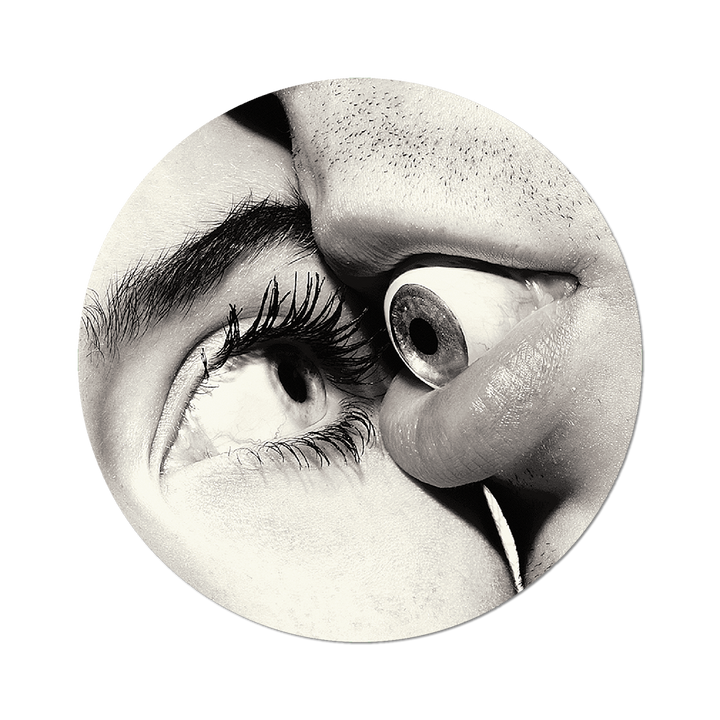 Metallic Eyes by Toiletpaper - Die-Cut Sticker