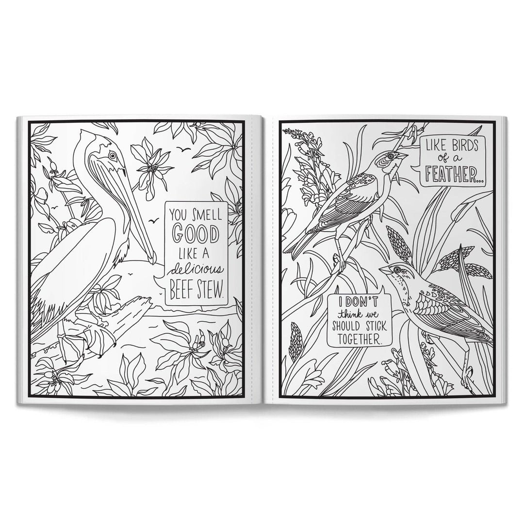 Brass Monkey Salty Birds Coloring Book