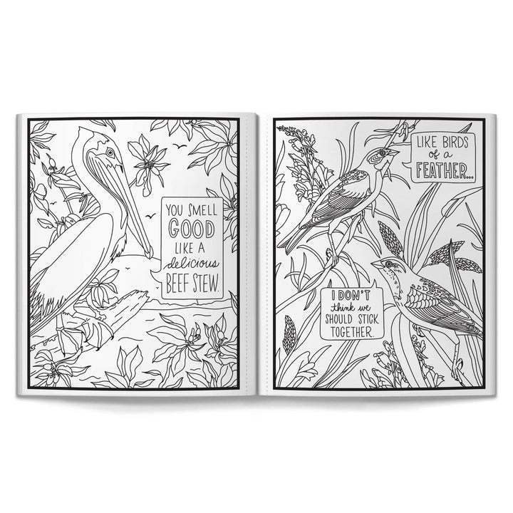 Brass Monkey Salty Birds Coloring Book
