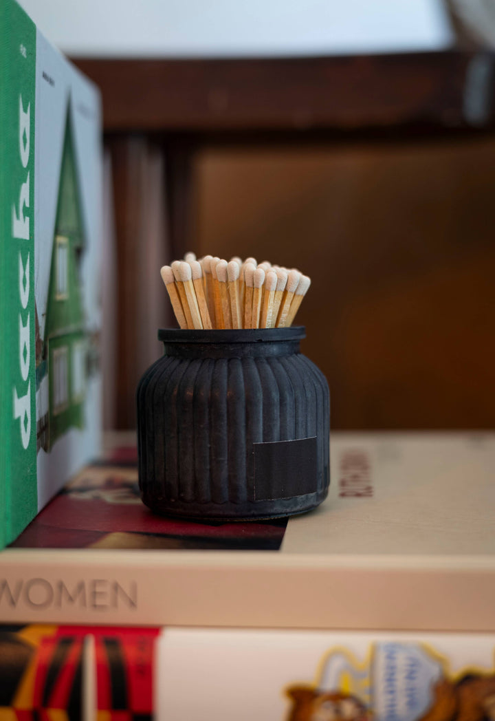 Apothecary Match Holder- Long Matches: Brick
