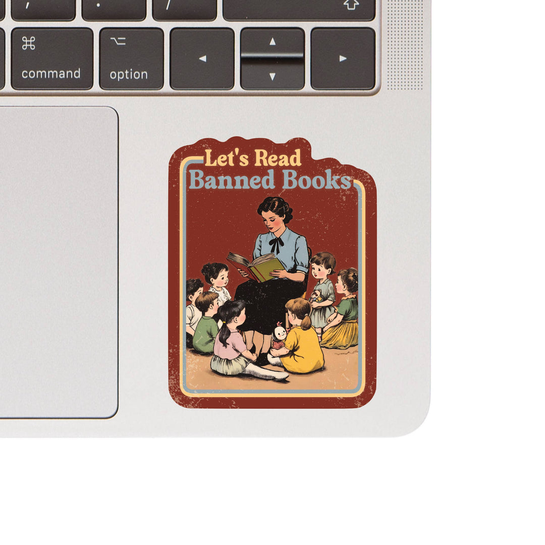 Book Politics Schools Library High Quality Vinyl Sticker