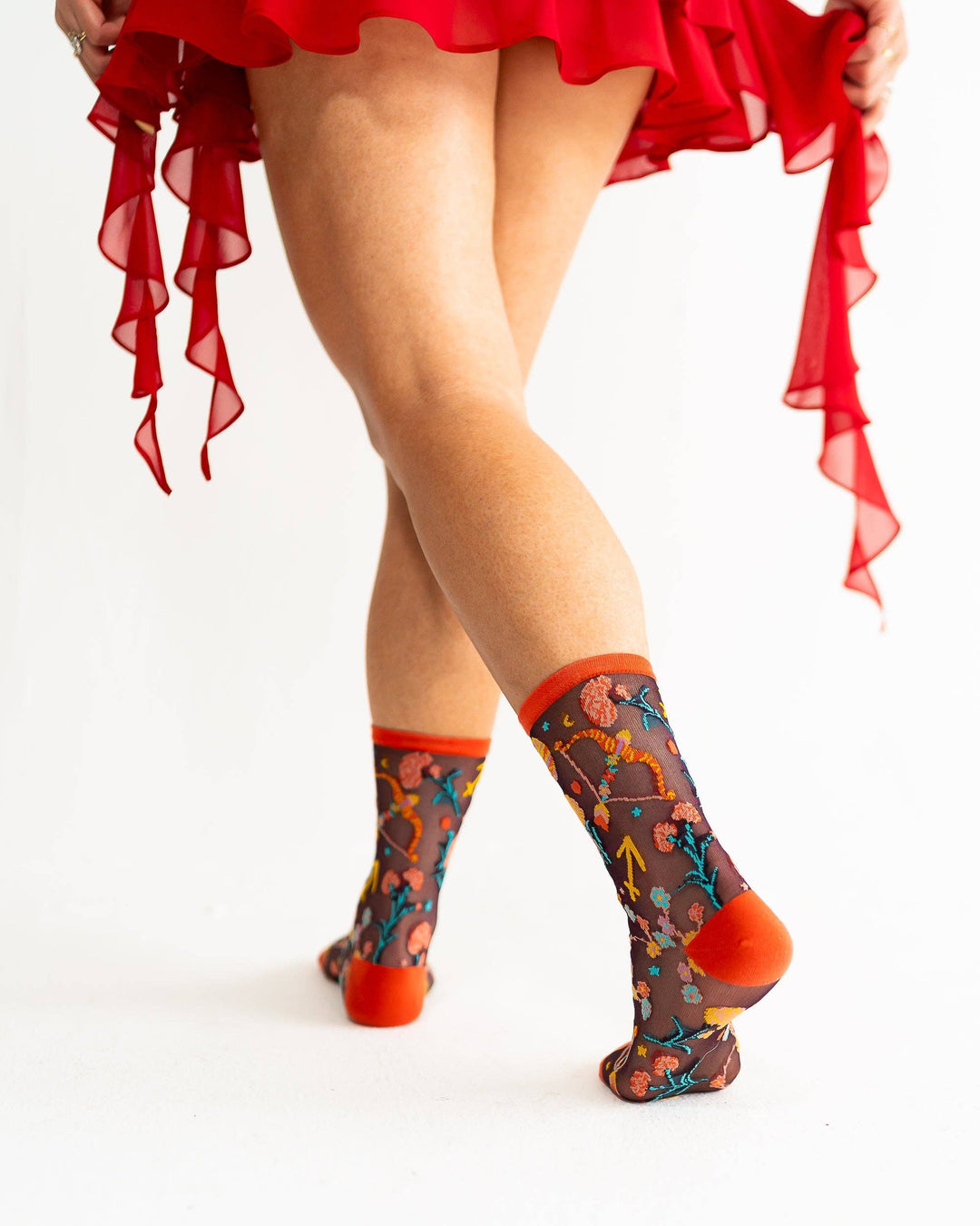 Zodiac Shimmer Socks: Sagittarius