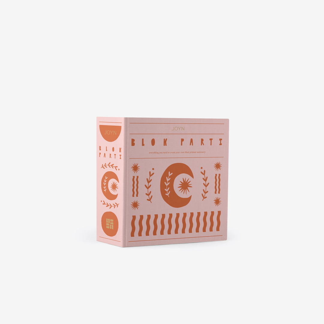 BLOK PARTI Block Printing Kit - Cosmic Print Stationery Set