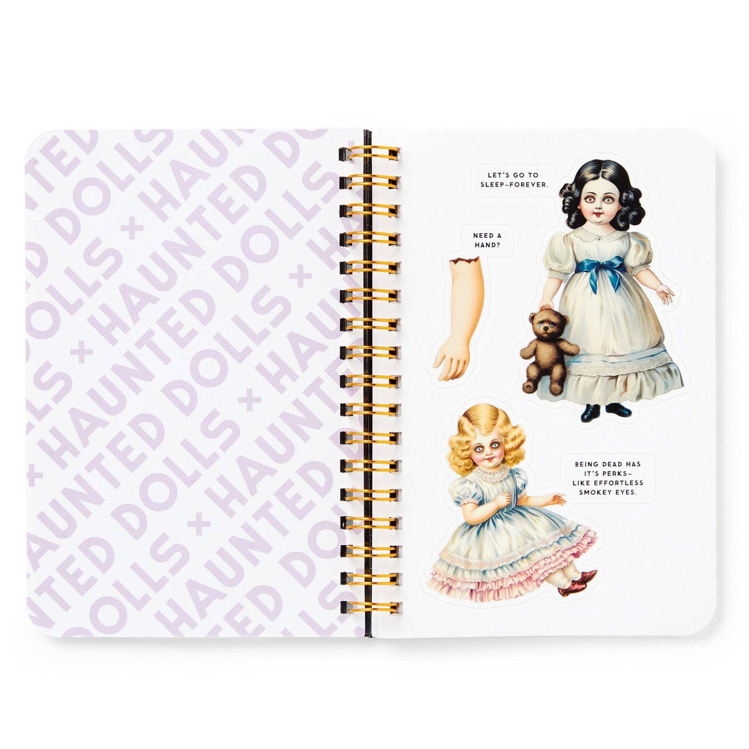 Brass Monkey Haunted Dolls Sticker Book