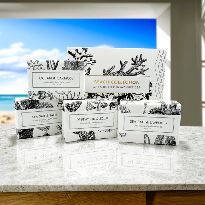 Beach Collection Soap Set of 4
