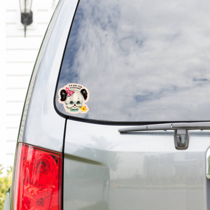 Funny Cringe Retro Puppy High Quality Vinyl Sticker