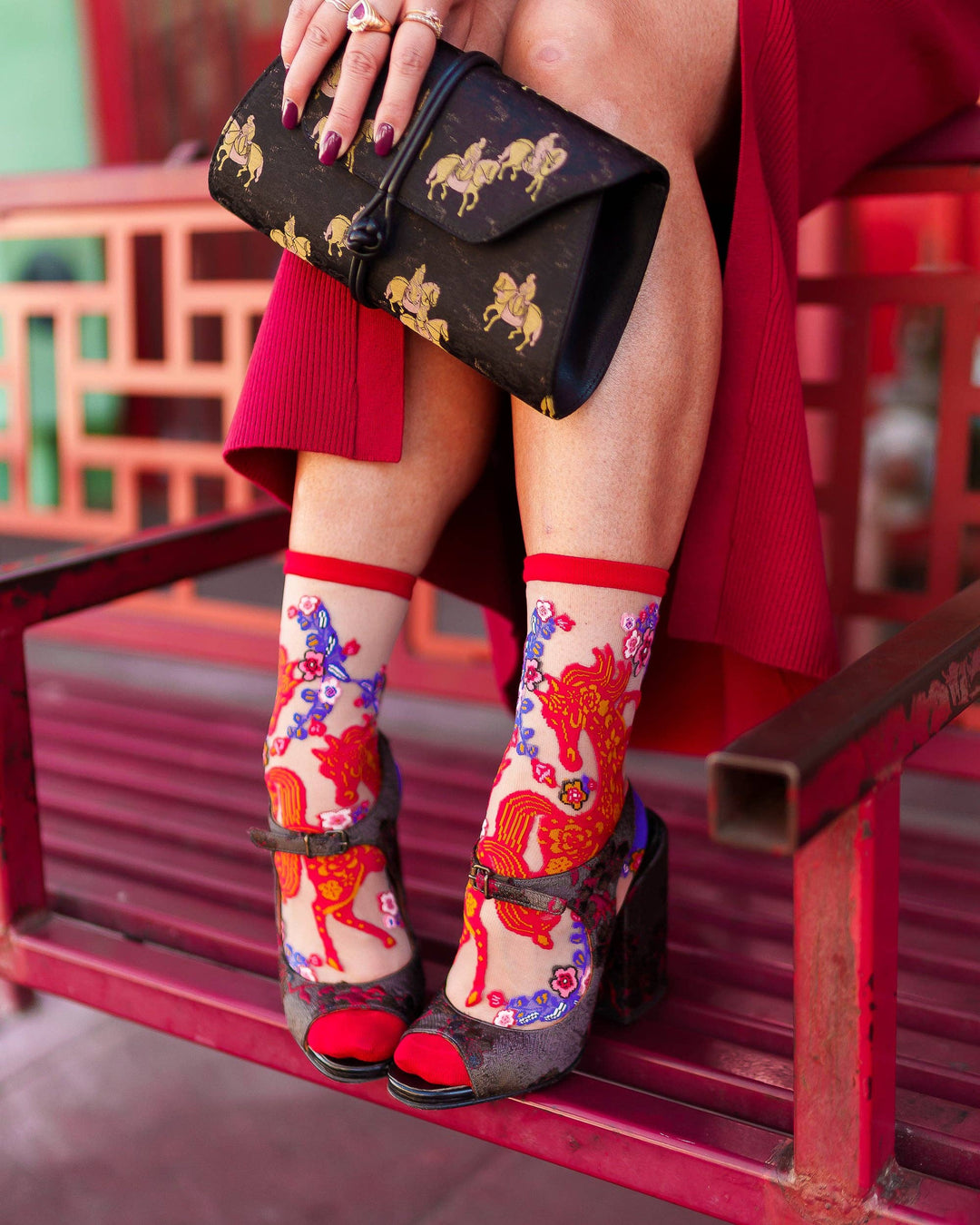 Year of the Horse Sheer Sock