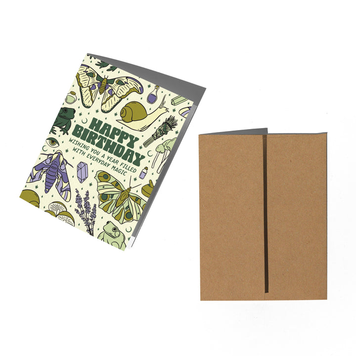 Everyday Magic Moth Birthday Card