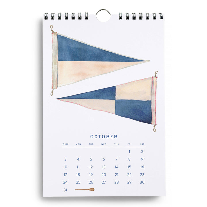 A Year By the Sea Wall Calendar, 6" x 9"