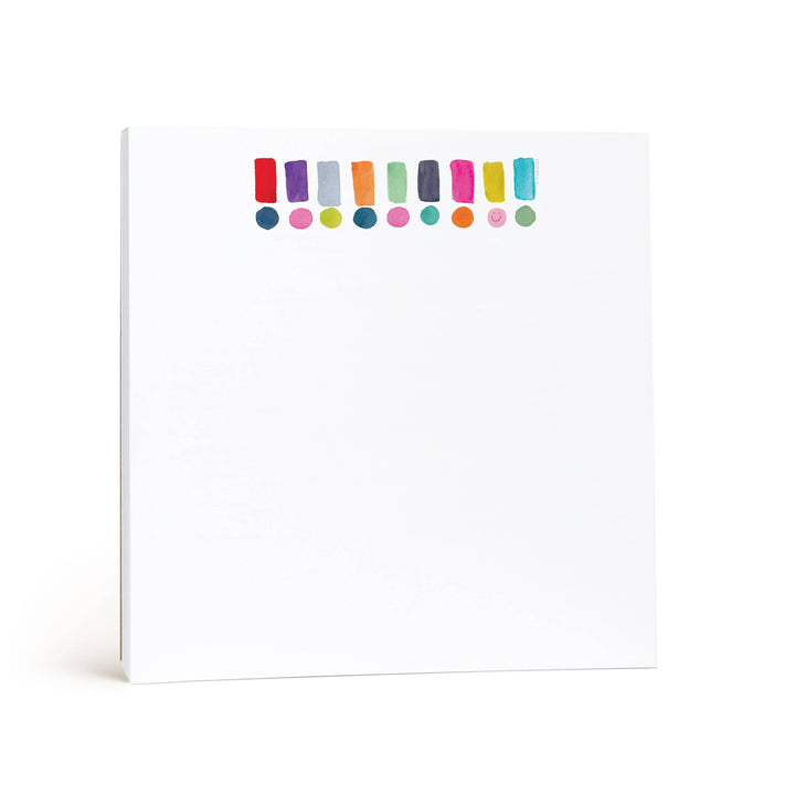 Happy Dots Chunky Square Notepad