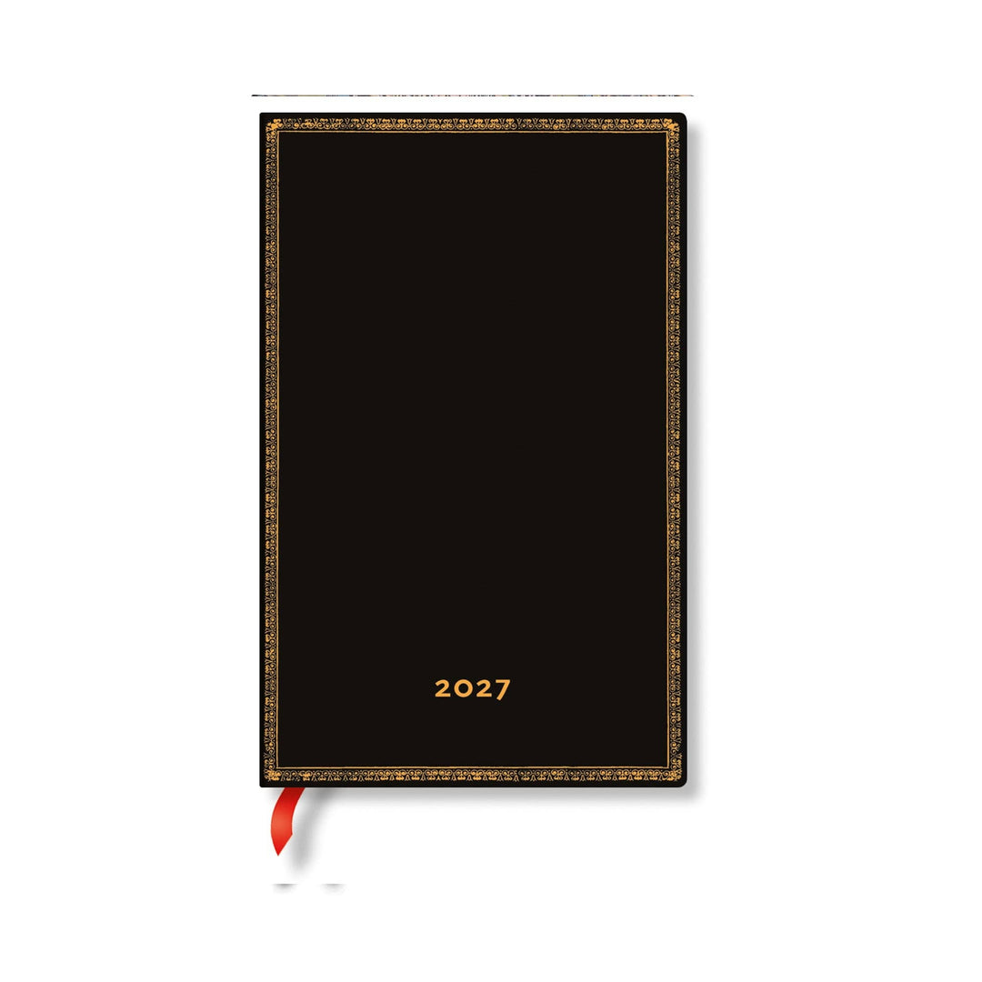 Paperblanks 2027 Black Edition Maxi Vert HC 12M Wkly Planner