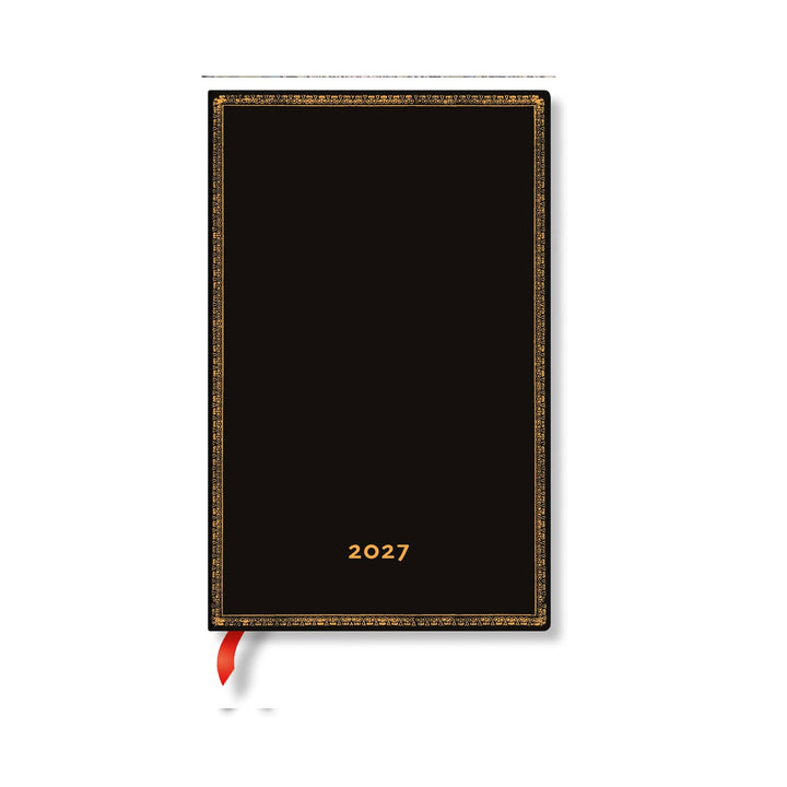 Paperblanks 2027 Black Edition Maxi Vert HC 12M Wkly Planner
