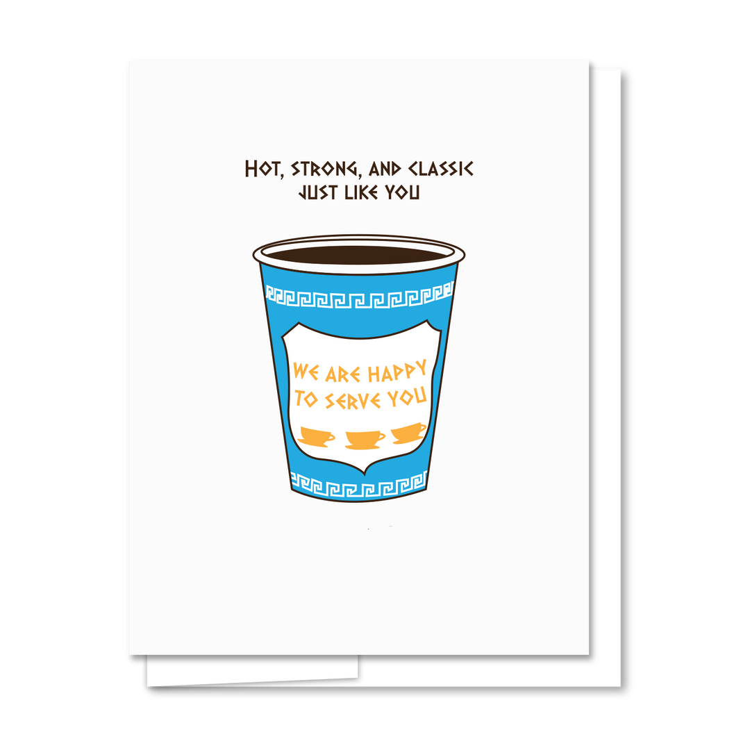 Anthora Cup - Letterpress Funny Love Card