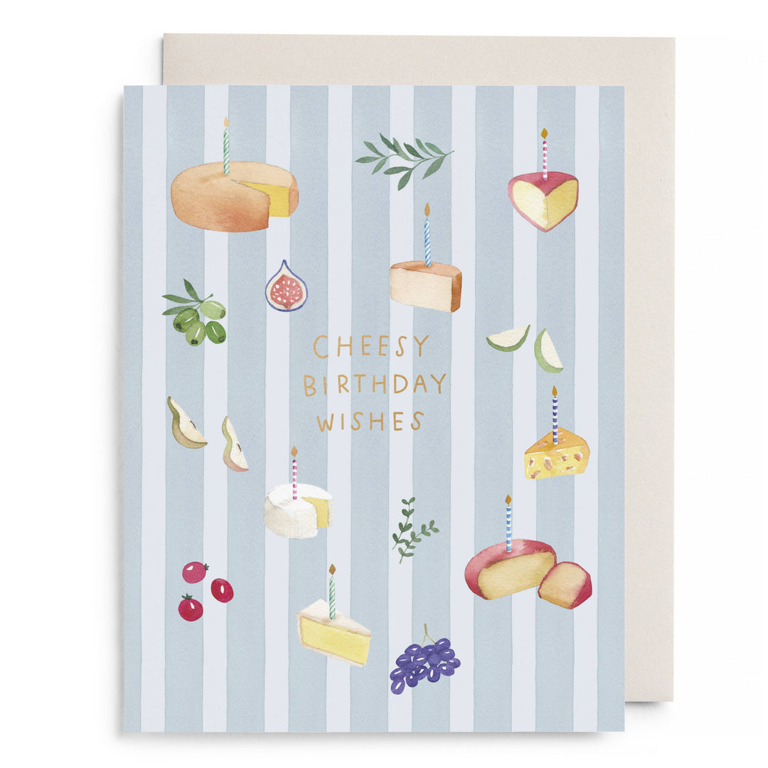 Cheesy Wishes Birthday Greeting Card