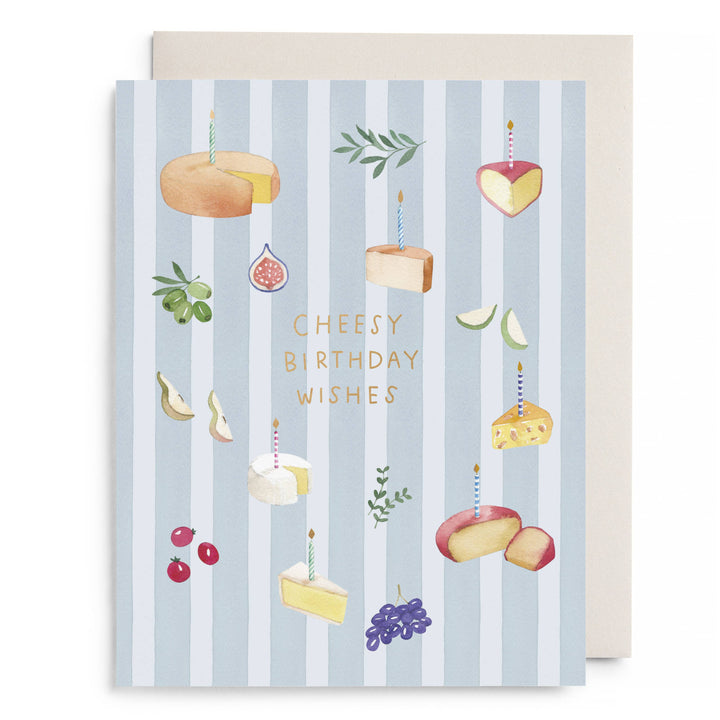 Cheesy Wishes Birthday Greeting Card