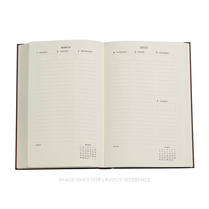 Paperblanks 2027 Black Edition Maxi Vert HC 12M Wkly Planner