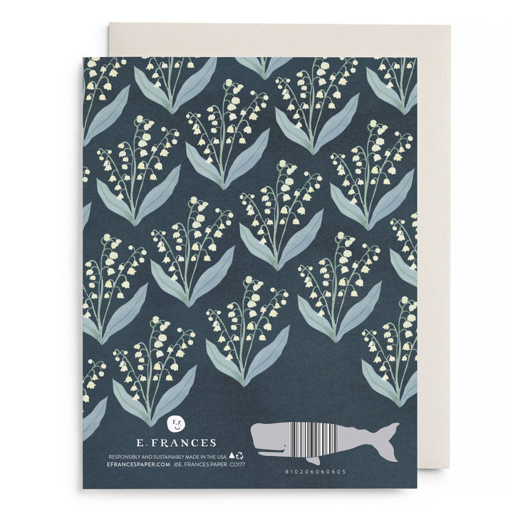 Lily of the Valley Sympathy Greeting Card