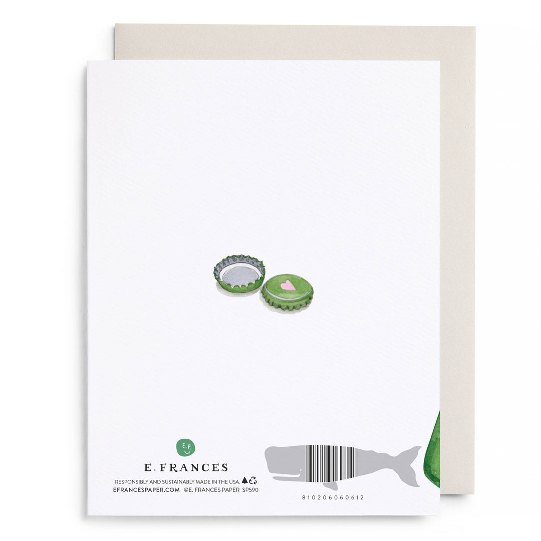 Beer Cheers Anniversary Greeting Card