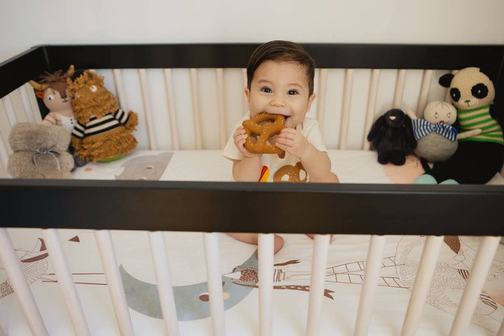 Sourdough Sonny Natural Rubber Pretzel Baby Teether