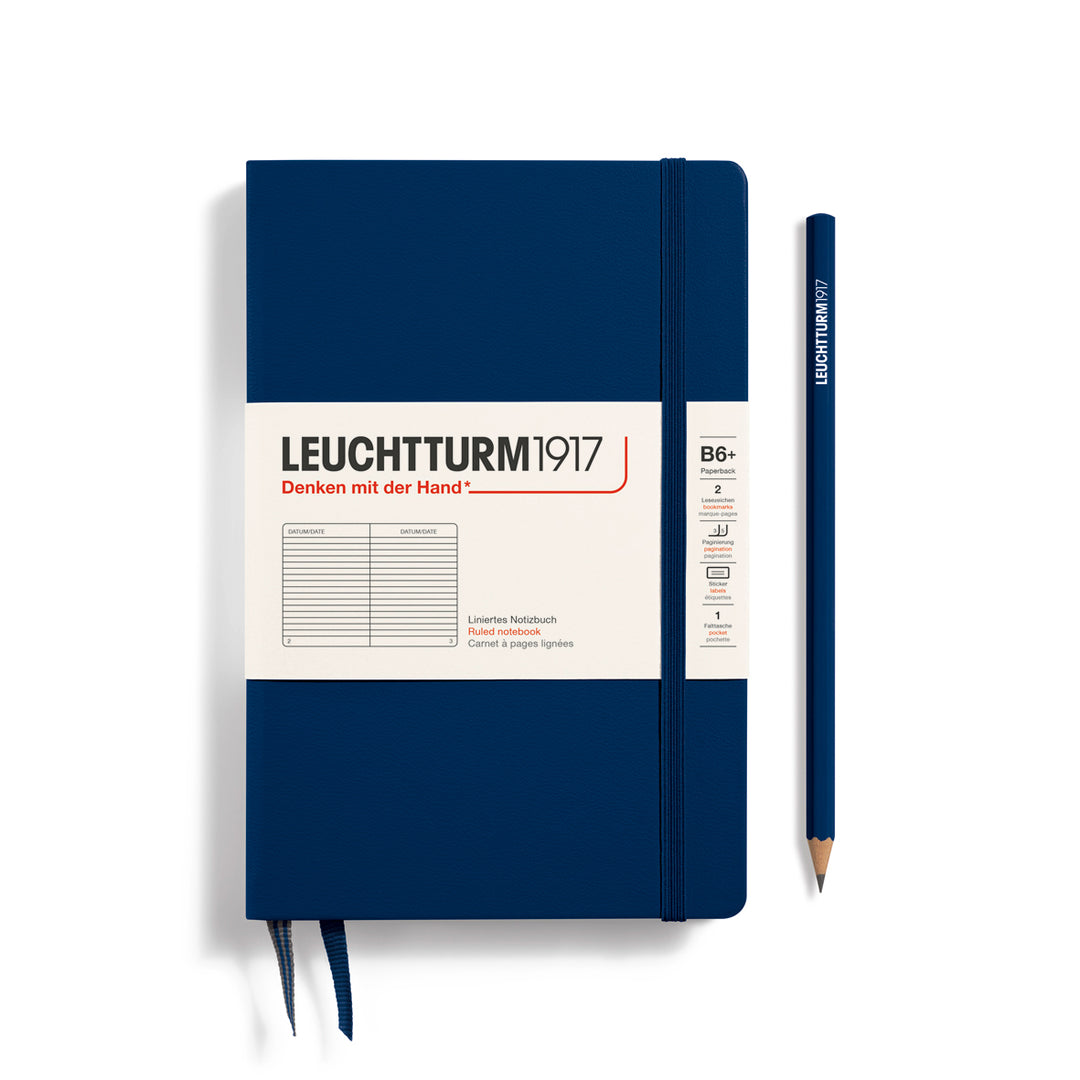 Leuchtturm1917 B6 Hardcover Ruled Notebooks
