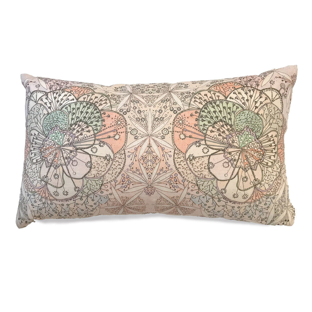 Bloomfull Journey Reversible Linen Pillow