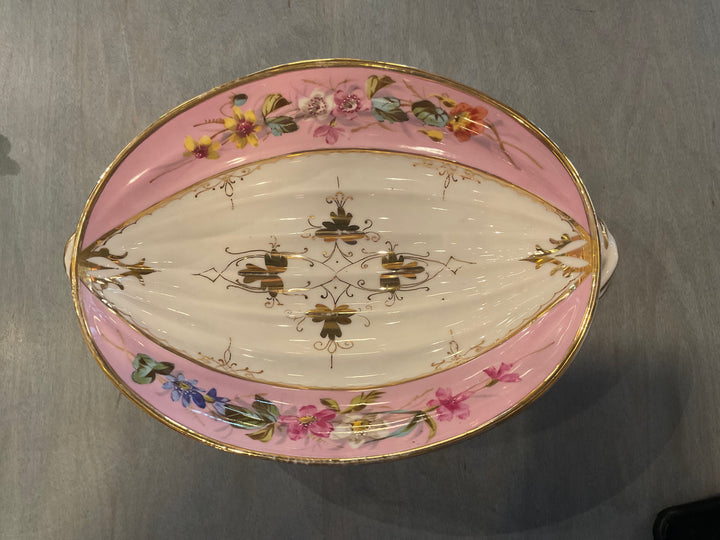 Fluted Oval Bowl